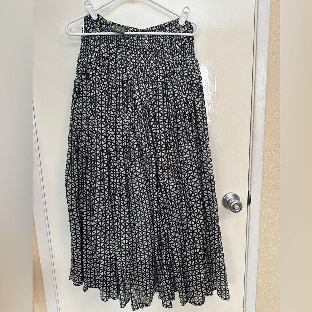 Jackpot black and white maxi skirt